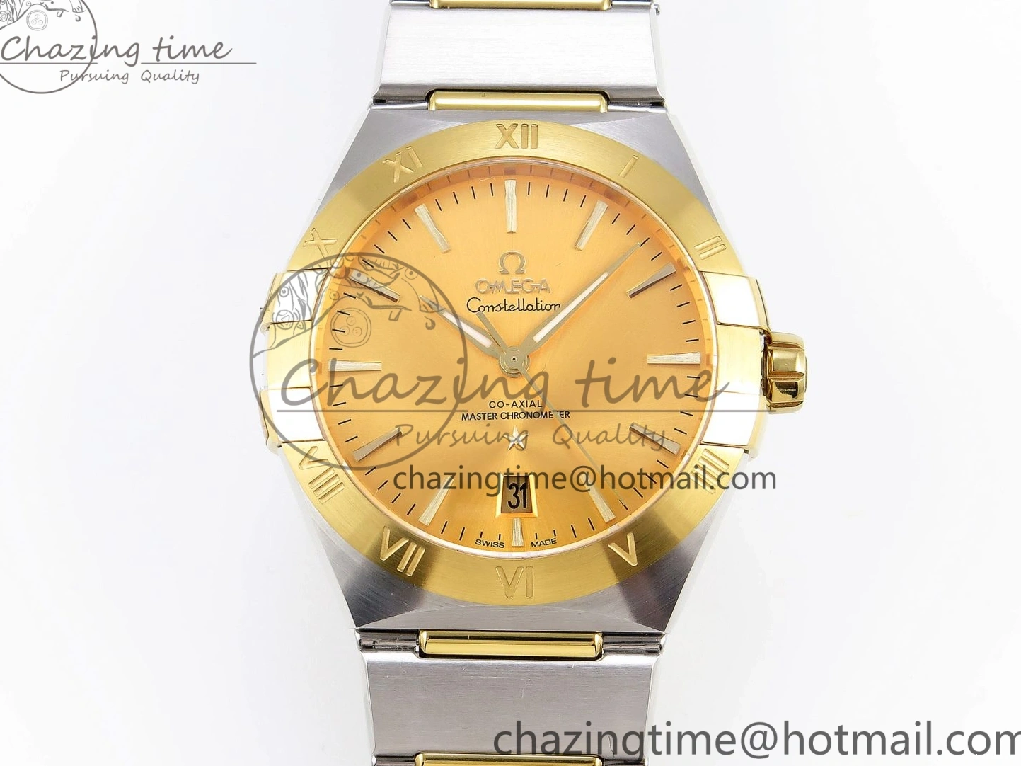 0601 Constellation 39mm SS YG ASWF 1:1 Best Edition YG Dial on SS YG Bracelet A Colorful 7773